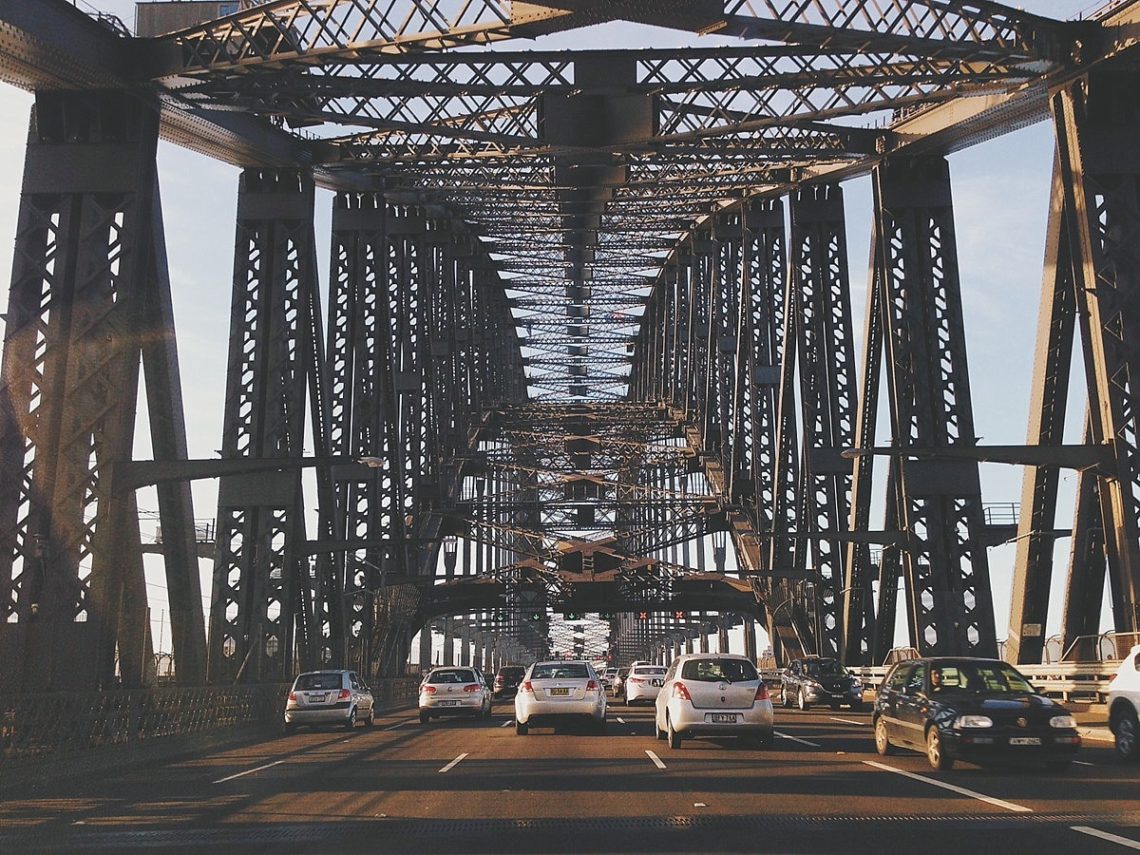 Traffic on the Sydney Harbour Bridge